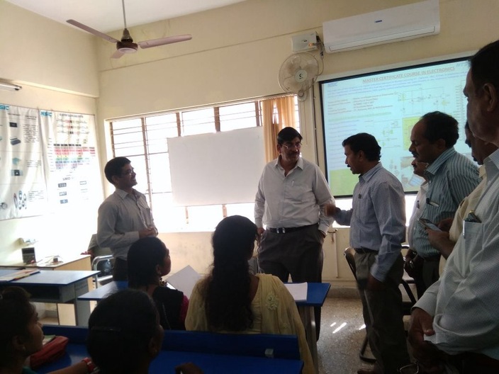 Sh. K Y Naik, IAS, Director (Employment & Training), Govt. of Telangana, visit to The National Small Industries Corporation Ltd.-NSIC Technical Service Centre, Hyderabad. He was very happy to see the infrastructure available at the  centre and was impressed by the demand driven Skill Development courses being conducted at the centre.