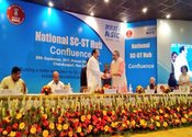 Hon’ble Vice-President of India, Shri. Venkaiah Naidu inaugurated the  Ministry of MSME – National SC ST Hub Confluence’ on 20th September 2017 to have stakeholder interaction with Industry Associations and Incubators from across the country .The program was also graced by Shri. Giriraj Singh, Hon’ble MOS (IC), Ministry of MSME, Shri. Shiv Pratap Shukla, Hon’ble MOS, Ministry of Finance, Shri Thaawarchand Gehlot, Hon’ble Minister of Social Justice & Empowerment, Shri Jual Oram, Hon’ble Minister of Tribal Affairs .,Shri Ravindra Nath,CMD,NSIC ,Dr.A,K,Panda, Secretary, MSME ,Ms. Alka Arora, Joint Secretary, MSME. Speaking on the occasion Shri  Venkaiah Naidu , Hon’ble Vice President of India stated that an integrated multidimensional development agenda is the need of the hour to remove unemployment and to facilitate SC/ST  entrepreneurs under the National SC ST Hub scheme. 
<br/>
<a target="_blank"  href="https://www.facebook.com/NSICLTD/photos/pcb.1556540654383942/1556537994384208/?type=3&theater"><font color="#FF6600"><p align="right">Click here to view  more images.</p></font></a> 
<p align="right">
<font color="#A9A9A9" align="right">Sept 21, 2017 </font></p>