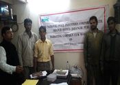 NSIC, Branch Office, Jahangirpuri conducted Digital/Cashless programme with workers of M/s. Modern Fabricators on 17.12.2016 to apprise them on the benefits of Cashless Transactions.