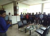 NSIC, Branch Office, Belgaum conducted an awareness program at the factory premises of M/s. Servo controls Aerospace Pvt Ltd, Belgaum, about the effects of demonetisation and usage of cashless transaction with a gathering of 50 plus labourers and other employees of M/s. Servo controls Aerospace Pvt Ltd, Belgaum 15-Dec-2016.