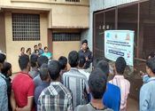 NSIC, Branch Office, Belgaum conducted an awareness programme at the factory premises of M/s. Saptagiri Ferrocast, Belgaum, about the effects of demonetisation and usage of cashless transaction which is the need of the hour with a gathering of 35plus labourers and all other employees with the presence of Mr.Vilas Badami Managing Partner of M/s. Saptagiri Ferrocast, Belgaum on 17-Dec-2016.