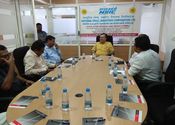 Shri Ravindra Nath,CMD,NSIC interacted with the key MSME Associations at Cochin on 28th Oct 2017. Speaking on this occasion, Shri Ravindra Nath, CMD, NSIC apprised the associations members about various initiatives of NSIC and Ministry of MSME for the benefit of MSME sector in the country.The meeting was attended by Shri Damodar Avanoor, State President, Kerala State Small Industries Association (KSSIA),Shri Alex P. Cyriac , President , Southern Railway Contractors Organization, Shri Joseph Sander, President, Kerala Plastic Manufacturer’s Association (KPMA) ,Shri Sabu Thomas , Builders Association of India,Shri K.K.Vijayan , Secretary, Dalit Indian Chamber of Commerce and Industry(DICCI),Shri Joseph Basil , General Secretary, Kerala State ‘A’ Grade  Electrical Contractors Association(KELCON),Shri S. Venketeswaran.Also present on this occasion were Shri. Gaurang Dixit , CGM(Fin),NSIC and Shri. P.Ravikumar, Zonal Head,NSIC, Jeo John Chalakkal ,Branch Head,NSIC (Cochin)  along with NSIC ( Cochin ) team.
<p align="right">
<font color="#A9A9A9" align="right">Nov. 1, 2017 </font></p> 