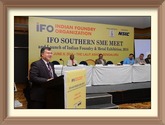 Shri Ravindra Nath, CMD, NSIC  addressing the  participants as Chief Guest in the “ IFO Southern SME Meet” organized by Indian Foundry Organization at Bengaluru. He apprised them how various initiatives taken by NSIC for MSMEs can be utilized by members of Indian Foundry Association.

<a target="_blank"  href="https://www.facebook.com/NSICLTD/photos/pcb.1120080974696581/1120080841363261/?type=3&theater"><font color="#FF6600">Click here to view  more images.</font></a> <br/>
<img ALIGN=right src=/images/61annyear.jpg  height=80 WIDTH=90/>