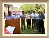 National Small Industries Corporation (NSIC) joins the nation in observing Anti-Terrorism day. Shri P.Udayakumar, Director(P&M), NSIC along with employees of NSIC administered the pledge "We the people of India having abiding faith in our country’s tradition of Non-violence and Tolerance ,hereby solemnly affirm to oppose with our strength ,all forms uphold and promote peace, social harmony and understanding among all fellow human beings and fight the forces of disruption threatening human lives and values".
