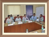 Shri P.Udayakumar, Director (P&M) interacting with the participants of Executive Development Program focusing on use of Hindi language on 04.09.15. Thirty six  NSIC personnel posted at various locations under Zone 1 , Zone 2, Zone 3 attended the said program. Speaking on the occasion, Shri P.Udayakumar, Director (P&M)  encouraged the  participants to make use of Hindi in our day to day work so that large number of MSMEs, youth , particularly in the rural areas can come forward to avail the benefits of NSIC Schemes. Shri Manoj Lal, GM(CC/ Trg), Shri Bhoj Prakash, Hindi Officer, NSIC , Ms.Hina Sharma, AM(Trg), NSIC were also present on this occasion.