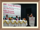 Hon’ble Union Minister for MSME, Shri Kalraj Mishra inaugurated a seminar on 10.01.2016 organized by Laghu Udyog Bharti (LUB) on MSME . Hon’ble M P of Assam, Mrs. Bijoya Chakravarty, All India President, Laghu Udyog Bharati (LUB), Shri. O.P Mital , Shri S.S.Singh, CMD of Assam Gramin Vikash Bank and Shri. J.K Mahanta, CGM, NSIC Ltd. were also present. The seminar focused on different schemes delivered by Ministry of MSME for economic growth and for promoting reasonable development of MSMEs in North East states.
<br>
<a target="_blank"  href=" https://www.facebook.com/NSICLTD/photos/pcb.1014935748544438/1014934651877881/?type=3&theater" ><font color="#FF6600">Click here to view  more images.</font></a>