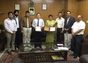 The National Small Industries Corporation Ltd.-NSIC and National Productivity Council signed MOU wherein both organisations agreed to set up "Centre of Excellence for Industry 4.0" in the campus of NSIC Technical Services Centre, Okhla, New Delhi, India.
Mr. Ravindra Nath, CMD, (NSIC) and Ms. Kalpana Awasthi, DG, NPC signed MOU in presence of Mr. A. K. Mittal, Director (Finance), (NSIC), Mr. Satvinder Singh, Chief General Manager (NSIC), Mr. Rautela Sanjay, Dy. General Manager, (NSIC) and Mr. K. D. Bhardwaj, Director, (NPC) and Mr. Sanjay Kumar Dwivedi, Group Head, (NPC).