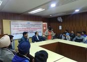 An Awareness Programme on e- transactions was conducted for the ongoing trainees in NSIC, NTSC Rajpura staff members on 16.12.2016. Reprsentatives from Andhara bank explained the various mode of e transactions to the participants such as UPI, USSD, e wallets etc. Centre head specifically mentioned the need and importance of the e transactions in the light of Govt. directives