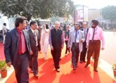 Shri Pravir Kumar,Director General Foreign Trade, Ministry of
Commerce,Government of India visited NSIC -Techmart India 2014 and
appreciated the vibrant display of MSME products and Technologies being
highlighted by NSIC under this unique  platform for the growth of MSME
sector in India.
<br>
<br>
<a target="_blank" href="https://www.facebook.com/media/set/?set=a.805599312811417.1073741836.314015211969832&type=3">
    <font color="#FF6600">
Click here to view Glimpses of inaugural ceremony of Techmart 2014 </font></a>
