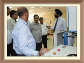 Rajasthan Shows keen interest to set up NSIC –Incubation Centers
 Mr. Rajeeva Swarup, I.A.S, Principal Secretary to Government of Rajasthan for Small Scale Industries & K.V.I, visited NSIC Incubation Center on 4th June 2015. After taking the tour to the center, he expressed desire to set up similar centers in selected districts in Rajasthan under ASPIRE scheme so as to develop self entrepreneurship among the youths in the state.Shri Satvinder Singh,GM(SG),NTSC  conducted the delegation.
