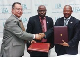 The MoU was signed between Mr. Ravindra Nath, CMD, NSIC and Dr. Tebogo Matome, CEO, Local Enterprise Authority (LEA), Botswana on 3rd October, 2014 in Gaborone, Botswana, to share their best practices for the development and growth of MSMEs in their respective countries. The MoU envisages setting up of Technology cum Business Incubator Centres, developing policies and Institutional framework for MSME development in Botswana.