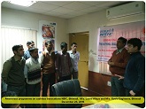 NSIC branch office at Bhiwadi organized an awareness programme on cashless transactions in office premises of M/s. Laxmi Alloys and M/s. Goela Engineers on 23.12.2016 <a target="_blank"  href="https://www.facebook.com/NSICLTD/photos/pcb.1299260763445267/1299260406778636/?type=3&theater" ><font color="#FF6600">Click here to view  more images.</font></a>