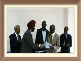 The said centre was handed over by Mr. Satvinder Singh, Sr. General Manager (Technology) from NSIC, India to Mr. Pierre T Ouedraogo, Director General, Centre for the Formation of Professionals (CEFPO), Government of Burkina Faso on 3rd November, 2016 in presence of Mr. Brice Noel YOGO, Secretary General, Ministry of Youth Vocational Training and Employment, Government of Burkina Faso, Mr. S. Ramji, Second Secretary, High Commission of India in Ghana, Mr. Idriss Raoua Ouedraogo, Former Ambassador of Burkina Faso in India & Mr. Rajiv Nath, Chief Manager from NSIC, India.
<br/>
All the selected 19 technologies like Tomato Processing plant, Fruit Juice making plant, Conduit pipe making plant, Wooden screw making plant, Paper Cups making plant, Hollow blocks making plant, Bakery Plant, Water Filtration plant, Toilet Roll making plant, Tissue Paper making plant, Oil expeller machine, Plastic Injection moulding plant etc were installed and training to local trainers were completed before handing over the project to host government authorities.

<br>
<a target="_blank"  href=" https://www.facebook.com/NSICLTD/photos/pcb.1232876263417051/1232876080083736/?type=3&theater" ><font color="#FF6600">Click here to view  more images.</font></a>