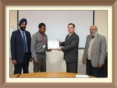 Mr. Ravindra Nath, CMD, NSIC handed over the certificates to the delegates from Papua New Guinea who had completed their Entrepreneurship Development Training in NSIC Incubation Center in New Delhi. The delegates expressed their desire to set up similar centre in their country. Mr. Satvinder Singh, Sr. General Manager and Mr. Munib Ikram, DGM (Incubation) were also present.

<br>
<a target="_blank"  href=" https://www.facebook.com/NSICLTD/photos/pcb.1016866658351347/1016862538351759/?type=3&theater" ><font color="#FF6600">Click here to view  more images.</font></a>