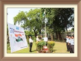 NSIC joined the nation in celebrating 70th Independence day at NSIC Bhawan, New Delhi. Shri Ravindra Nath, CMD NSIC hosted the National Flag on this proud moment. Also present on the occasion were Shri P Udayakumar, Director (P&M) , Shri A.K Mittal CGM (SG)and officers and staff members.

<br/>
<a target="_blank"  href="https://www.facebook.com/NSICLTD/photos/pcb.1156833151021363/1156833094354702/?type=3&theater"><font color="#FF6600">Click here to view  more images.</font></a> <br/>
<img ALIGN=right src=/images/61annyear.jpg  height=80 WIDTH=90/>