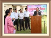 NSIC is continuously strengthening its systems and process for ensuring excellent dissemination of the benefits of NSIC schemes to the MSME sector. On the occasion of Sadhbhavna Diwas, NSIC joined the Nation in administering the “Sadhbhavna Pledge” to eschew violence and promote goodwill amongst people. Shri A.K.Mittal, CGM(SG), NSIC and Shri Gaurang Dixit, GM(SG), NSIC administered the pledge along with the employees. Speaking on the occasion Shri Ravindra Nath, CMD, NSIC stated that NSIC is on a tremendous growth path and all of us must work in harmony to enable NSIC touch new heights. Also seen in this picture is Ms. Niti Sethi, Company Secretary, Shri Navin Chopra, CGM and Shri Sunil Bali, GM(SG), NSIC.