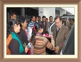 Sh. Ravindra Nath, CMD, NSIC along with Sh. Satvinder Singh (GM-SG), Sh. Navin Chopra (CGM) and Sh. M.P. Singh (DGM) visited NTSC Aligarh on 30.12.2015 for Performance Review of the Centre and was warmly greeted by Ms. SMS Nalini, CGM and by Officers and Staff of NTSC Aligarh. During the Performance Review, CMD emphasized that the Centre needs to create its own niche by providing customized training programs to cater to various Industry needs. CMD also stressed on the need to create new Training and common facility services that are specialized and market driven. 

CMD planted a sapling in the Centre and wished all the staff members the very best and the need to enhance the outreach of the services offered by the Centre.
