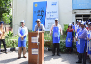 A Swatch Bharat Campaign led by Dr.A.K.Panda, Secretary, MSME and Shri Ravindra Nath,CMD,NSIC was held at NSIC office,Okhla Industrial Estate, New Delhi. Speaking on the occasion, Dr.A.K.Panda, Secretary, MSME stated that each one of us must campaign Intensively for awareness generation of Swatch Bharat Abhiyan to create a better sanitation environment. He urged the participants to inculcate a culture of Swacthha (Cleanliness) in our day to day life. Shri Ravindra Nath,CMD,NSIC said that Swatchhta should be adopted not only in office work spaces but also in the thoughts and deeds while initiating our reach with the Industry. Also present on this occasion were Ms. Alka Arora, Joint Secretary, MSME, Shri P. Udayakumar & Shri A. K. Mittal, Director on Board,NSIC alongwith NSIC Officers /Staff.


<br/>
<a target="_blank"

href="https://www.facebook.com/NSICLTD/photos/pcb.1566934770011197/1566933343344673/?type=3&theater"><font color="#FF6600"><p align="right">Click here to view  more images.</p></font></a> 
<p align="right">
<font color="#A9A9A9" align="right">03 Oct, 2017 </font></p>