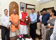 Shri Ravindra Nath,CMD, NSIC congratulated Shri Giriraj Singh, Hon`ble Minister of State (Independent Charge) on assuming the Charge of the Ministry of MSME, Government of India today. Also present on the occasion was Shri A.K Mittal, Director (Finance), NSIC and Senior officials of Ministry of MSME.

<br/>
<a target="_blank"  href="https://www.facebook.com/NSICLTD/photos/pcb.1542103495827658/1542102962494378/?type=3&theater"><font color="#FF6600"><p align="right">Click here to view  more images.</p></font></a> 
<p align="right">
<font color="#A9A9A9" align="right">Sept 04, 2017 </font></p>