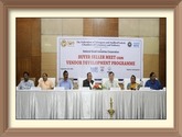 NSIC, Visakhapatnam in association with The Federation of Telangana and Andhra Pradesh Chambers of Commerce and Industry (FTAPCCI) has organized Buyers Sellers Meets – cum - Vendor Development Program at Visakhapatnam on 30.09.2016. Shri Ravindra Nath, CMD, NSIC inaugurated the event in presence of Smt. Sobhana K.S. Rao, IFS, Development Commissioner, Visakhapatnam (SEZ).<br/>
Various PSUs such as National Thermal Power Corporation Limited, Hindustan Petroleum Corporation Limited and Dredging Corporation of India Limited etc. attended the event and made presentations on their Vendor Registration procedures and the products / services which they procure from MSEs.
<br/>
Shri V.Prabhar Rao, Addl.G.M (F&A), NTPC, Sri Ravi Kumar, Chief Manager, HPCL, Sri B.Durga Prasad Babu, DGM, Dredging Corporation of India Ltd., represented the buying agencies. 
More than 75 Entrepreneurs participated in the program and interacted with the PSUs.


<br/>
<a target="_blank"  href="https://www.facebook.com/NSICLTD/photos/pcb.1197110760326935/1197110390326972/?type=3&theater"><font color="#FF6600">Click here to view  more images.</font></a> <br/>
<img ALIGN=right src=/images/61annyear.jpg  height=80 WIDTH=90/>