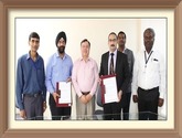 Memorandum of Understanding signed between NSIC Technical Service Center, Okhla and VEL TECH Technical University, Chennai on 09.08.2016 wherein both organizations agreed to facilitate trainees for their capacity building through skill training, to meet the requirement of industry.
<br/><br/>
The MoU was signed by Mr. Satvinder Singh, Sr. General Manager, NSIC and Mr. K.V.D.Kishore Kumar, Vice President, VEL TECH University in the presence of Mr. Ravindra Nath, CMD, NSIC.
<br/><br/>
Mr. Subodh Jaiswal, DGM & Mr. O.P.Singh, Chief Manager from NSIC and Dr.V.Parthasarathy, Dean & Mr. Darwin P. Head Industrial Relations of VEL TECH were also present.


<br/>
<a target="_blank"  href="https://www.facebook.com/NSICLTD/photos/a.516611921710159.1073741826.314015211969832/1176346645736680/?type=3&theater"><font color="#FF6600">Click here to view  more images.</font></a> <br/>
<img ALIGN=right src=/images/61annyear.jpg  height=80 WIDTH=90/>