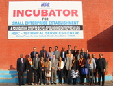  Members of Indian Ocean Rim Association (IORA) countries visited NSIC to see NSIC’s facilities for SME Development in the country and explore the possibilities of cooperation. The Delegation was received by Sh. Ravindra Nath, CMD, NSIC and was briefed about NSIC’s initiatives for MSME development & promotion in India and other developing countries. IORA members who were in Delhi to discuss the draft MoU for cooperation in SME Sector in IORA region, appreciated NSIC’s facilities and resourcefulness in enhancing the capabilities and competitiveness of SMEs not only in India but also in other regions of the world especially in African region. They opined that NSIC’s Rapid Incubation is the appropriate program to provide self-employment opportunities to the  youth or unemployed.<a target="_blank"  href="https://www.facebook.com/NSICLTD/photos/pcb.1309042099133800/1309041032467240/?type=3&theater" ><font color="#FF6600">Click here to view  more images.</font></a>