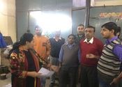 NSIC, Branch Office, Delhi educated the employees of M/s.Electric Industries, M/s.Indian Telephone and Electrical Co. and M/s.Blue Sign India Pvt. Ltd. located at Okhla Industrial Area New Delhi on doing the Cashless Transactions on 17-12-2016.