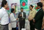 Shri P. Udayakumar, Director (PM) visited 24th International Guwahati Trade Fair-2017 and interacted with local MSMEs and motivated them entrepreneurs. He also interacted with Shri. Shamsuddin Ahmed, Director, Export Promotion Bureau, Bangladesh and others Foreign Exhibitors and exhilarated them to participate in the fair next year also. 