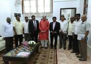 During his visit to Pondicherry on 31/05/2017Shri  Haribhai Parthibhai Chaudhary, Minister of State MSME interacted  with Pondicherry Steel & Wooden furniture Mfrs` Consortium Members.Shri P.Ravikumar, Zonal Head (South - I), NSIC was also present on this occasion.
<p align="right">
<font color="#A9A9A9" align="right">May 31, 2017 </font></p>