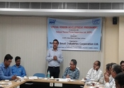 Branch office Lucknow participated in One day Special Vendor Development Programme on 25.09.2017 in association with NTPC, Lucknow for Special Category Entrepreneurs. (S.C/ST) . The objective of the Programme was to increase the share of MSEs in Government Purchase with special emphasis on Registration of NTPC Vendors under our Govt. Purchase Scheme.  In the said programme officials from MSME-DI, Kanpur, KVIC, Lucknow, District Industry Centre, Lucknow, and Senior officials from NTPC were also present. The Chief Guest of the programme was Sh. Rajesh Kumar Gupta, General Manager (C&M), NTPC, Lucknow.
Sh. A.K Srivastava, Branch Manager explained the Scheme of NSIC as well as Public Procurement Policy, with special emphasis on Govt. Purchase Programme & FFC. Sh. Rajesh Kumar Gupta, General Manager, NTPC Lucknow in their closing remarks emphasised their vendors for registering in NTPC and also under Government Purchase Registration Scheme of NSIC and  also highlighted their Purchase Procedure of Goods & Services. 
The units shown interest in Vendor Registration of NTPC and also in G.P. Registration The programme was attended by more than 100 nos. of Entrepreneurs/Vendors and officials. Photographs of the programme are enclosed.
