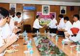 The Hindi month celebrations were inaugurated by Shri Ravindra Nath,  CMD, NSIC  on the occasion of Hindi Diwaswhere the officials  of NSIC Branch and Zonal offices were present. On the occasion of Hindi Diwas ,Shri Ravindra Nath,CMD NSIC planted  a sapling  in the premises of NSIC Office .To encourage the use of Hindi language ,Shri Ravindra Nath,CMD,NSIC urged  the employees  to use official language extensively as also  use the same in their day to day official work .The Hindi Month will end on 7th October, 2014. During this period various competitions will be organised for the NSIC employees like essay writings, slogan writing debate etc. 