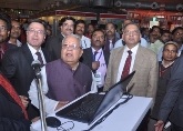 NSIC Virtual Techmart India 2014 Display being inaugurated by  Shri Kalraj Mishra, Minister of MSME,  in the presence of Shri Madhav Lal, Secretary ,MSME and Shri Ravindra Nath, CMD, NSIC. Also seen in the picture is Shri P.Udayakumar Director(P&M) NSIC. 403 MSMEs are participating through Virtual Display and 183 MSMEs are giving live demonstration of their products and technologies which also includes 19 no.ST/ST, 36 no. from North-Eastern States and 17 no. women entrepreneurs.

<br>

<br>
<a target="_blank" href="https://www.facebook.com/media/set/?set=a.805599312811417.1073741836.314015211969832&type=3">
    <font color="#FF6600">
Click here to view Glimpses of inaugural ceremony of Techmart 2014 </font></a>
