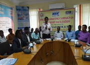 NSIC (Madurai) organized a Special Marketing Campaign in association with District Industries Centre (DIC), Lead Bank, Dindigul District and DICCI, Dindigul on 31.08.2017. On this occasion Shri P. S. Prem Anand, Senior Branch Manager, NSIC, Madurai highlighted the  benefits offered by NSIC under National SC/ST Hub. 74 SC/ST Entrepreneurs participated in this program and showed interest in on Credit Facilitation under Bank Tie-Up Scheme and RMA Credit Support.
<br/>
<a target="_blank"  href="https://www.facebook.com/NSICLTD/photos/pcb.1545229962181678/1545227558848585/?type=3&theater"><p align="right">Click here to view  more images.</p></font></a> 
<p align="right">
<font color="#A9A9A9" align="right">Sept 08, 2017 </font></p>