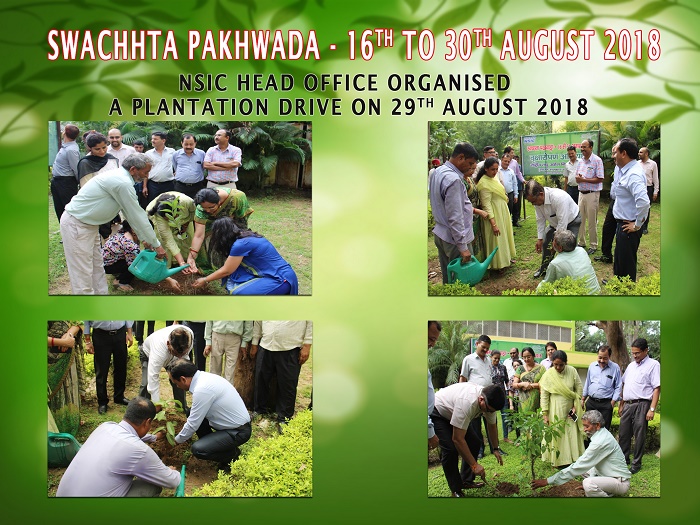 NSIC Head office organised a Plantation Drive on 29.08.2018