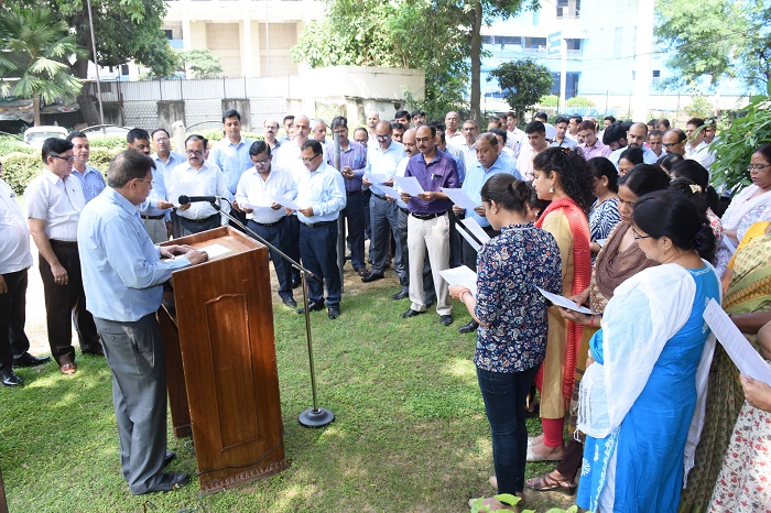 Swachhta Hi Seva (SHS)-2018 campaign was launched in NSIC on September 17th 2018 by Chief General Manager(SG)(Works) Shri Navin Chopra.