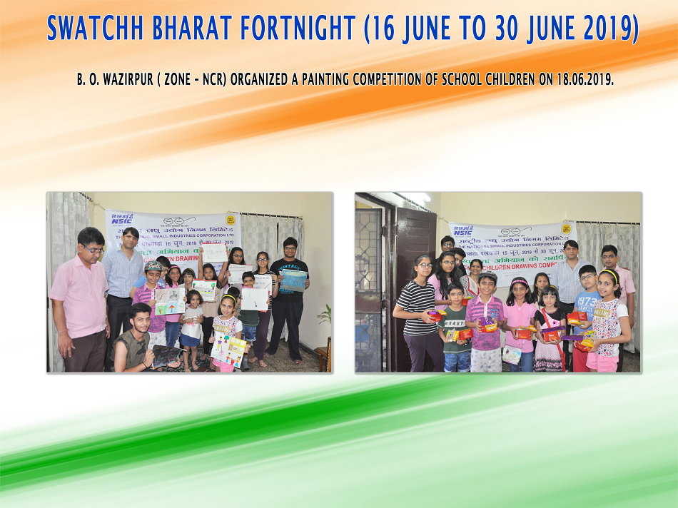 B. O.  Wazirpur  ( Zone – NCR)  organized   a Painting competition of school children on 18.06.2019.