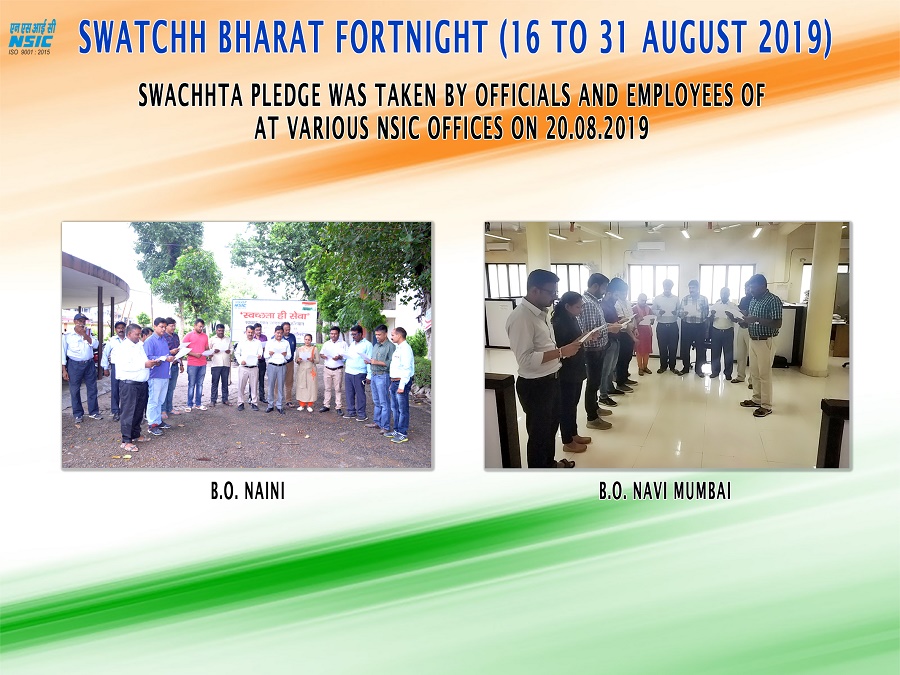 Swatchh Bharat Fortnight (16-31 August 2019)