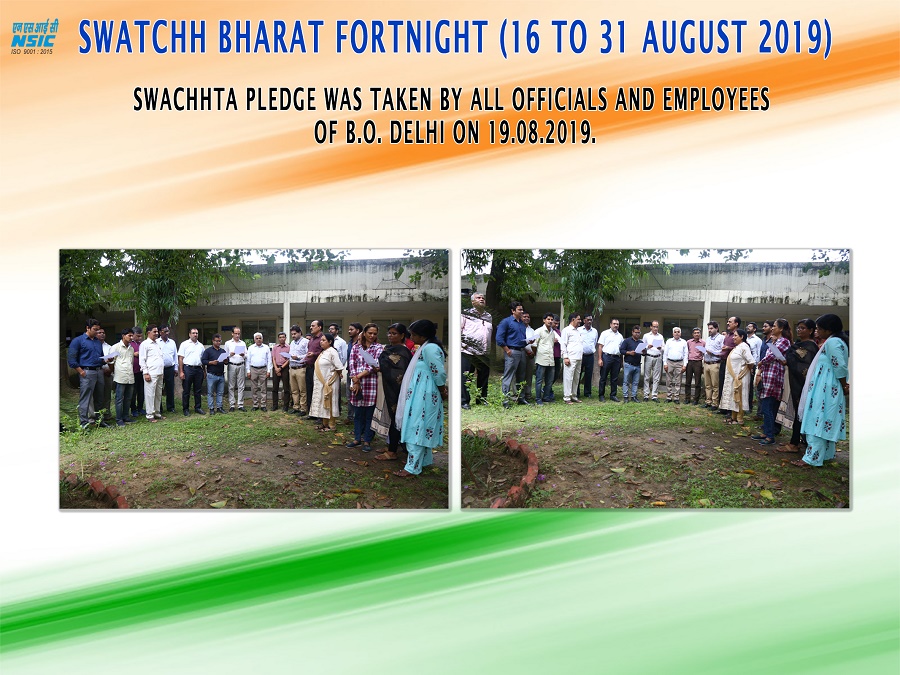 Swatchh Bharat Fortnight (16-31 August 2019)
