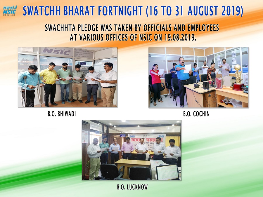 Swatchh Bharat Fortnight (16-31 August 2019)