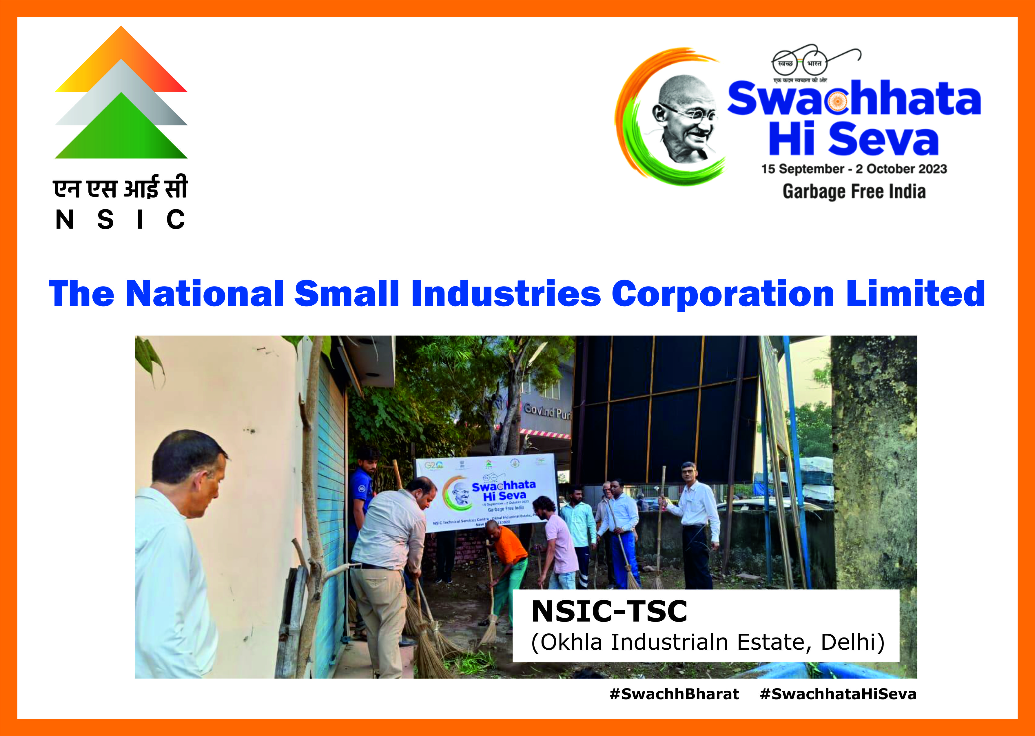 Swachhata Hi Seva Campaign (15th Sept 2023 - 2nd October 2023)
