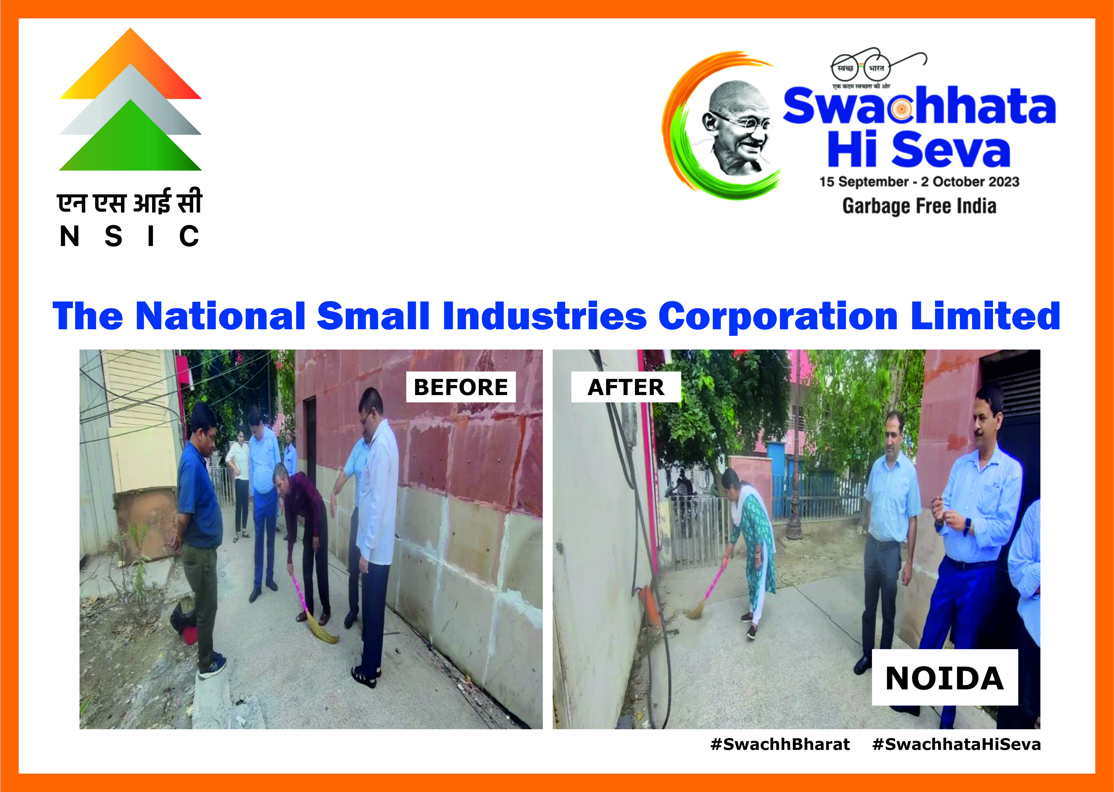 Swachhata Hi Seva Campaign (15th Sept 2023 - 2nd October 2023)
