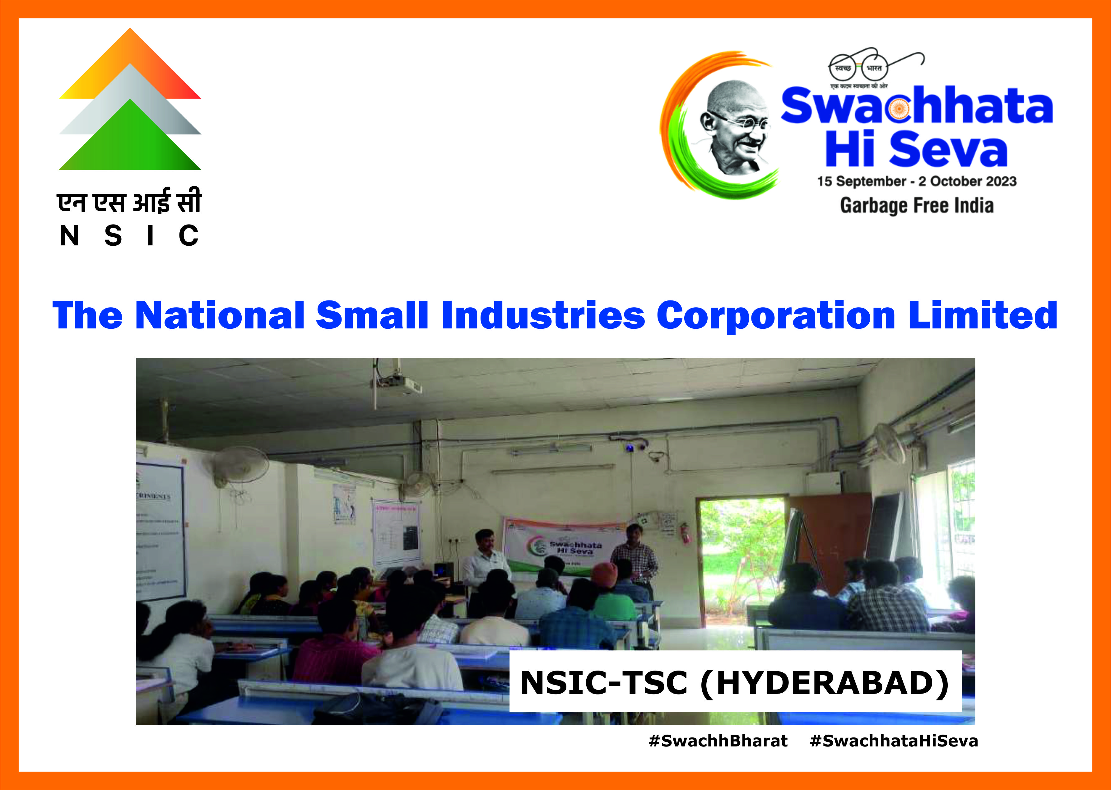 Swachhata Hi Seva Campaign (15th Sept 2023 - 2nd October 2023)