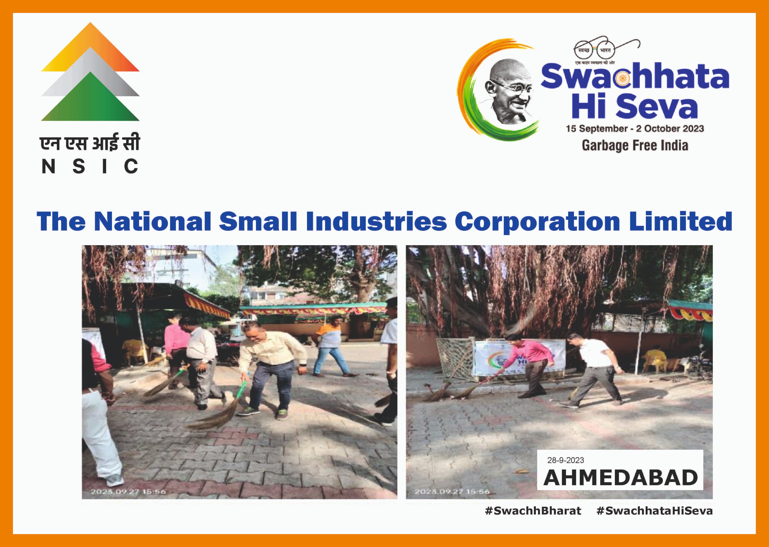 Swachhata Hi Seva Campaign (15th Sept 2023 - 2nd October 2023)