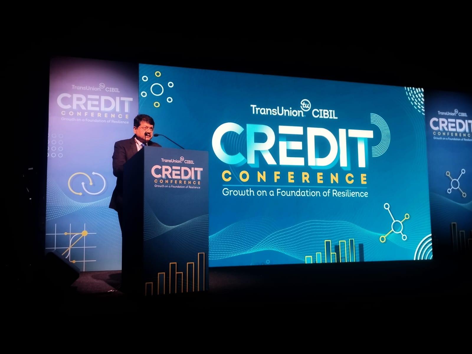 TransUnion CIBIL Limited organised their flagship Credit Conference at Mumbai on July 01, 2026 on the theme of "𝗚𝗿𝗼𝘄𝘁𝗵 𝗼𝗻 𝗮 𝗳𝗼𝘂𝗻𝗱𝗮𝘁𝗶𝗼𝗻 𝗼𝗳 𝗿𝗲𝘀𝗶𝗹𝗶𝗲𝗻𝗰𝗲". Participating in the deliberations, CMD Dr. Subhransu Acharya, delivered a special address on the theme "Commercial Credit Evolution - From Insight to Impact" where he highlighted the transformation of commercial credit in India, more particularly on the dimensions of curating a supportive institutionalised architecture for Micro, Small and Medium Enterprises (MSMEs). He opined that while ease of Access to Credit is important, the MSMEs thrive and sustain when the complete ecosystem comprising aspects of technology, skilling, and market linkages and availability of both debt and equity capital complement one another. He highlighted the ecosystem approach from 𝗡𝗦𝗜𝗖 which has been providing comprehensive services ranging from assisted credit, supply chain assistance, Technology upgradation, and empowering MSMEs to participate in Public procurement process, market linkages etc. He further added that, in the final analysis, its just not the growth in loan books but the impact and value creation that is much more important for meeting our national aspirations of 𝗩𝗶𝗸𝘀𝗶𝘁 𝗕𝗵𝗮𝗿𝗮𝘁. The conference was also addressed by eminent personalities including CHALLA SETTY, Chairman, SBI, 𝗦𝗵. 𝗦𝗮𝗻𝗱𝗲𝗲𝗽 𝗕𝗮𝗸𝘀𝗵𝗶, MD&CEO, ICICI Bank , Rajiv Anand, MD&CEO, Indusind Bank, Rama Mohan Rao Amara , MD, SBI and other heads of NBFCs and Banks. Over 1200 delegates attended the conference.