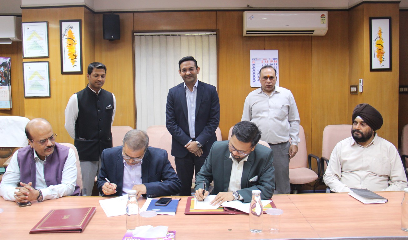 A MoU was signed between NSIC and TU CIBIL  on 16.06.2026 in the presence of Dr.Subhransu Sekhar Acharya , CMD, NSIC, CA CMA Sh. Gaurav Gulati , Director (Finance), NSIC, and other senior officials from both the organizations. The MoU was signed by Sh. Manoj Kumar Singh , Sr. General Manager, NSIC, and Sh. Nikhil Rajadhyaksha, Chief Revenue Officer, TU CIBIL.

The MoU aims to strengthen the MSME ecosystem through capacity-building initiatives, credit education programs , development of joint insights reports, and awareness campaigns. The collaboration seeks to inculcate better financial discipline among MSMEs, enabling them to improve their credit profile and access formal credit at competitive terms in order to make best use of available opportunities. The MoU also envisages to deep dive into various sectors and suggests way forward for the stakeholders.