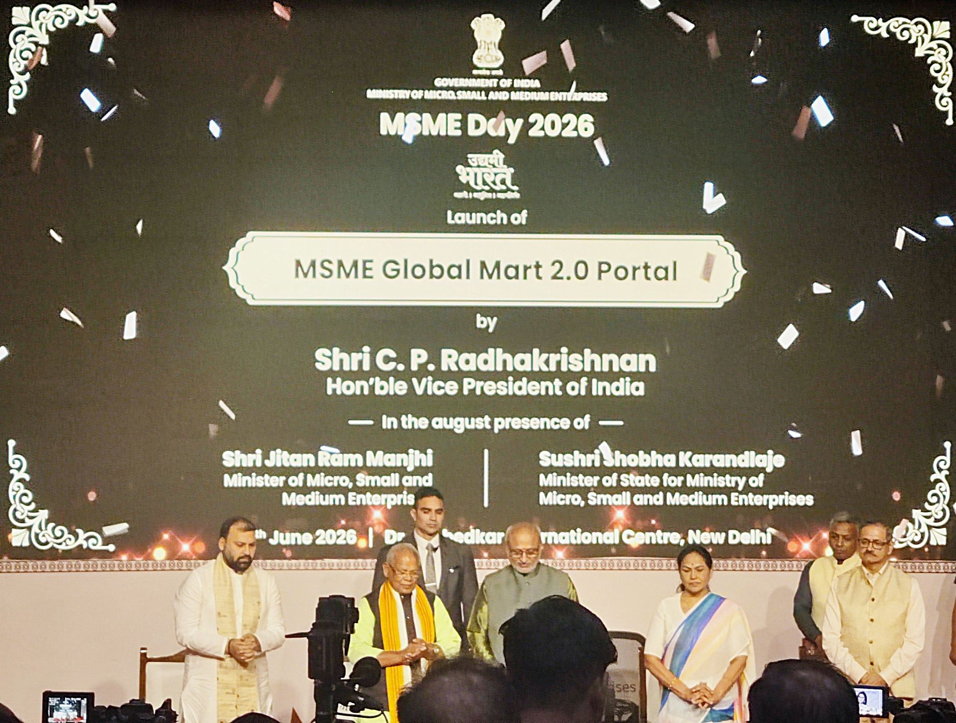 On the occasion of MSME Day 2026—Udyami Bharat, the Hon’ble Vice President of India, Shri C. P. Radhakrishnan, formally launched MSME Global Mart 2.0. 
With this launch of MSME Global Mart 2.0, MSMEs will be able to avail functionalities of B2B as well as B2C on this upgraded portal. Now, every MSME  listed here will be instantly discoverable not only by businesses but also by buyers across ONDC-enabled buyer apps such as DigiHaat  etc.  

NSIC continues its renewed mission to make India’s MSMEs leverage usage of technology for better market access. NSIC’s MSME Global Mart functions as a trusted and robust marketplace which bridges buyers and suppliers, empowers Public Procurement, provides thousands of enterprises with digital identities, 24x7 visibility, RFQ tools, and direct trade leads etc.