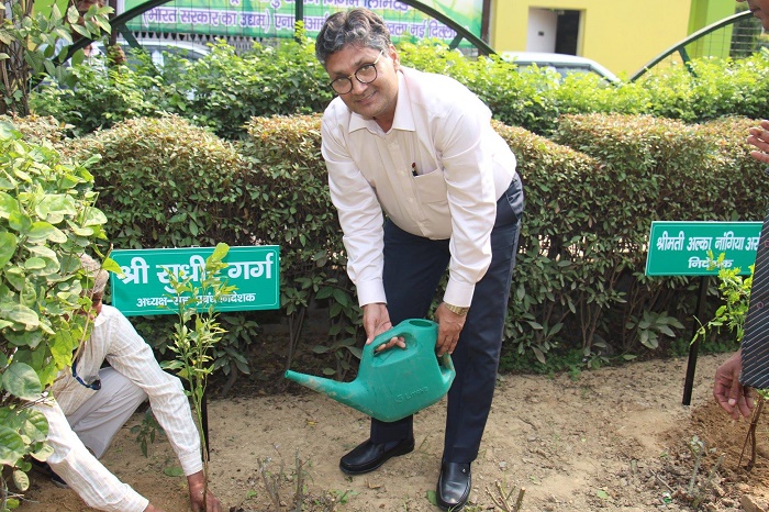 On the occasion of board meeting, led by Sh. Sudhir Garg,  CMD, The National Small Industries Corporation Ltd.-NSIC, the directors on board carried out a plantation drive at  NSIC Head Office.