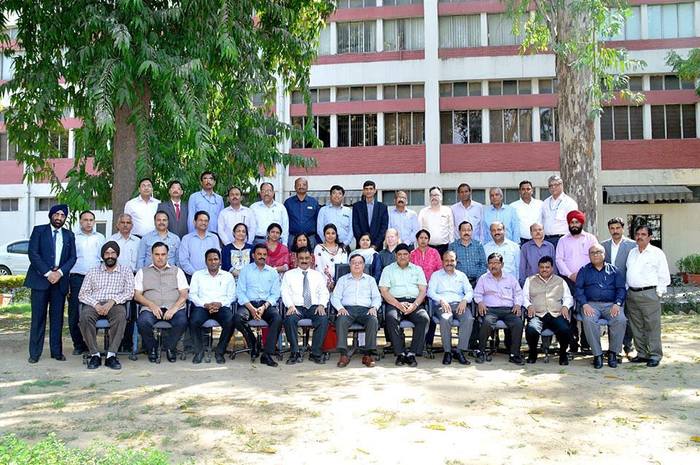 Shri Ravindra Nath, CMD, NSIC while addressing the participants of the  General Management Program (Knowledge Partner -  Management Development Institute (MDI), Gurgaon) held on 09-10 Mar 2018 at New Delhi stated that each person must assimilate and disseminate the learnings of the program amongst their teams and  be focussed and motivated to give the best results for the growth of NSIC. this year. The program focused on Value Driven Leadership and Business Risk Management. Shri P. Udayakumar, Director (P&M) and Shri A. K. Mittal, Director (Finance) also interacted with the participants during this training program. The program participants were Heads of Departments, Branch Heads ,Zonal Heads, etc 