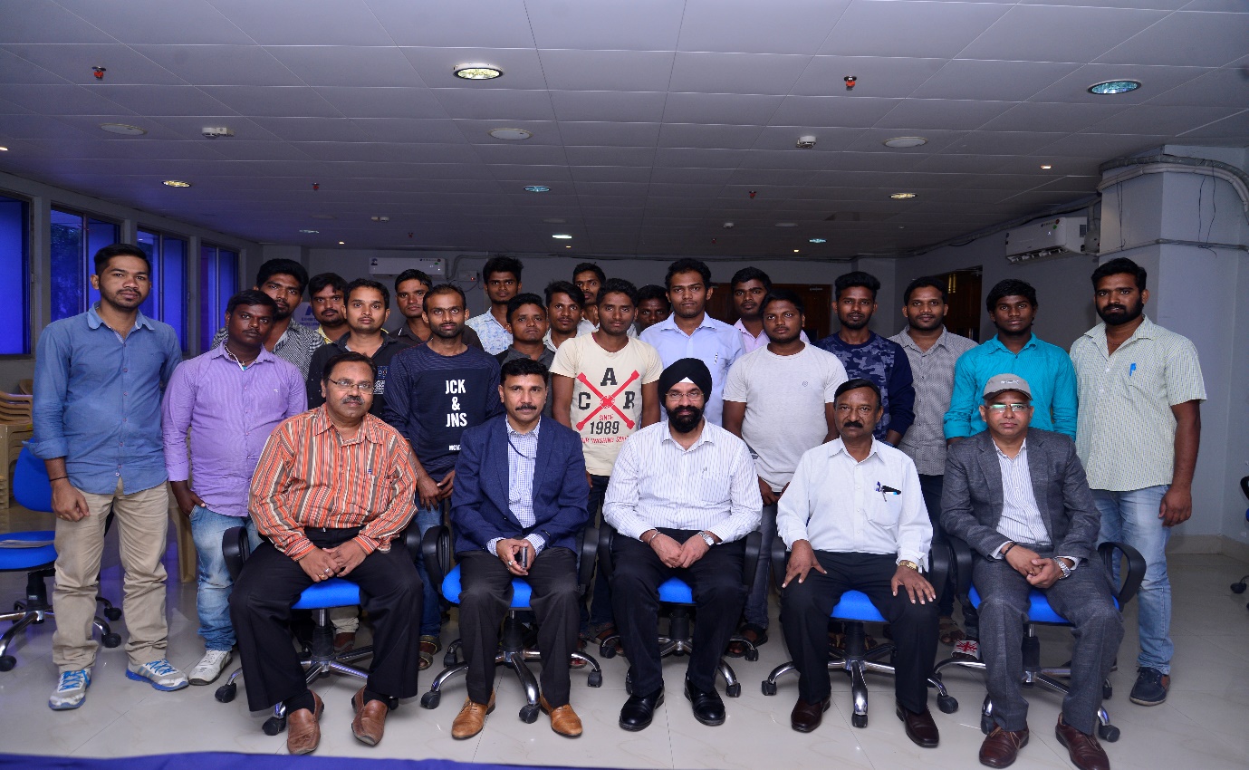 NSIC-Technical Services Centre, Hyderabad has conducted EDP Programme from 30.07.2018 to 13.08.2018 which is sponsored by Telangana State Leather Industries Promotion Corporation Ltd (TSLIPC) for Economically poor & unemployed Educated youth of Telangana, this EDP Programme conducted for youth those who had undergone Training in Leather Industries & Invited various Industries experts from DIC, Digital marketing, ISO Expert, DICCI, Syndicate Bank, Canara Bank & Lead Bank Managers & these Industries experts delivered/ provided more valid inputs to become a buddy Entrepreneur/ first generation Entrepreneur. During the programme Industrial visit also arranged for the EDP Trainees & they have gained first hand industry set up, production environment & end to end industry practical exposure. The EDP trainees after completion of this EDP Programme they got a financial support assistance from Syndicate Bank & Canara Bank to start an Industry. 
Our Chief General Manager (Technology) & General Manager (NTSC, Hyderabad) interacted with the students and provided valid inputs & importance of the EDP Programme.
