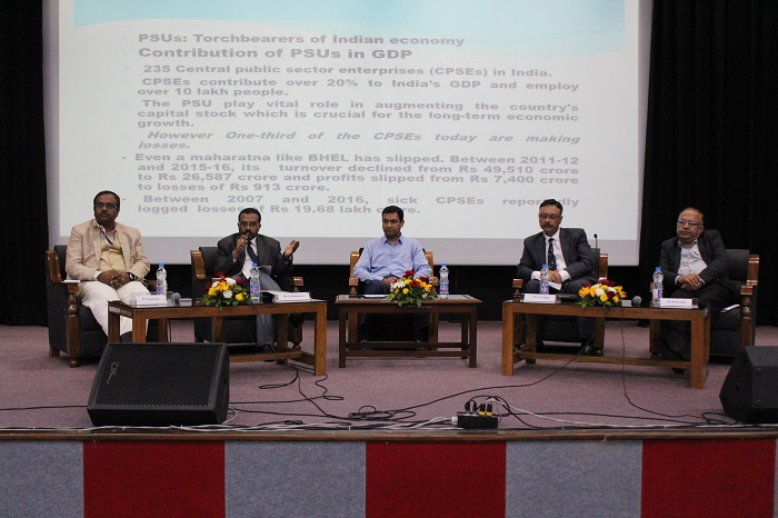 Shri P. UdayaKumar, Director (Planning & Marketing) addressed the students of Indian Institute of Management, Rohtak during the PSU Summit- Growth Strategies of PSUs event hosted by the IIM, Rohtak Management on 08.09.2018.